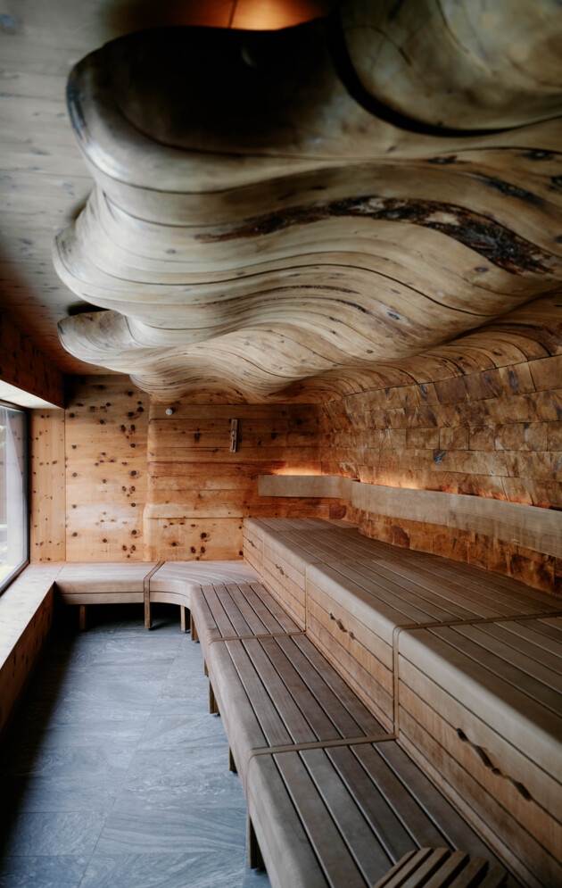 Zirbensauna zur Tiefenentspannung im Hotel Nesslerhof